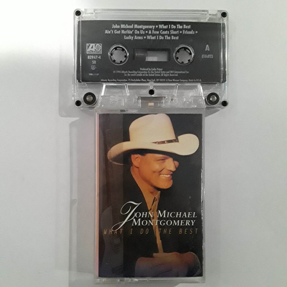 JOHN MICHAEL MONTGOMERY - WHAT I DO BEST - 1996 CASSETTE - TESTED & WORKS GREAT